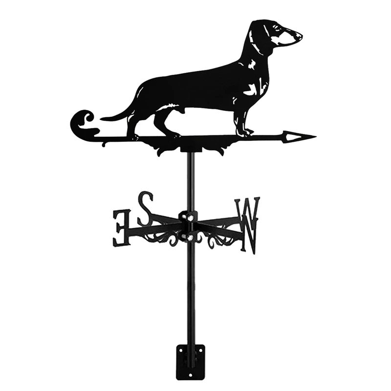 Metal Animal Weather Vane Roof Weather Vane Standing Decor For Outdoor Farm Yard