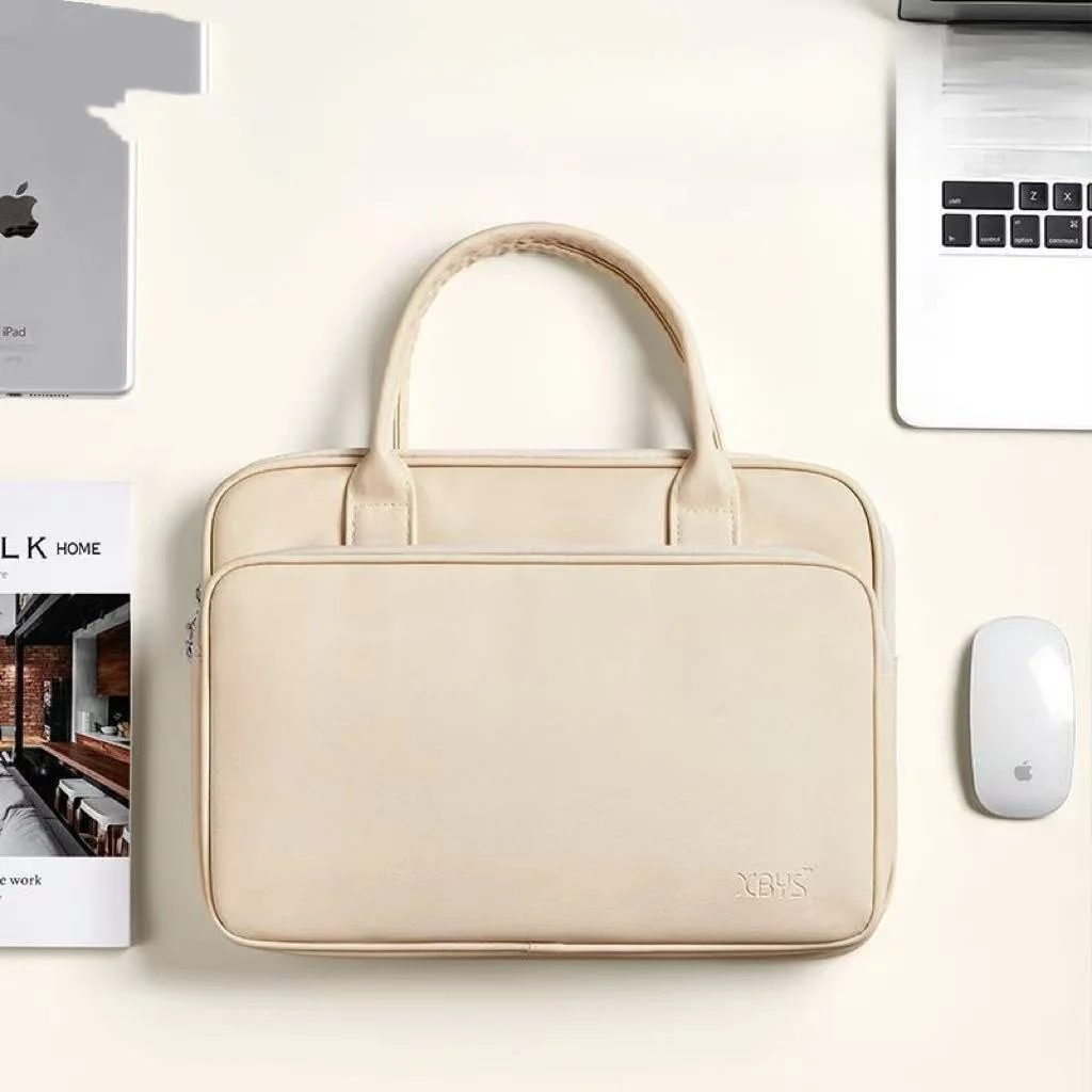 Ins однотонная минималистичная сумка для ноутбука женская MacBook Air Pro 13, 14, 15,6, 16-дюймовые портфели водонепроницаемая противоударная сумка для ноутбука