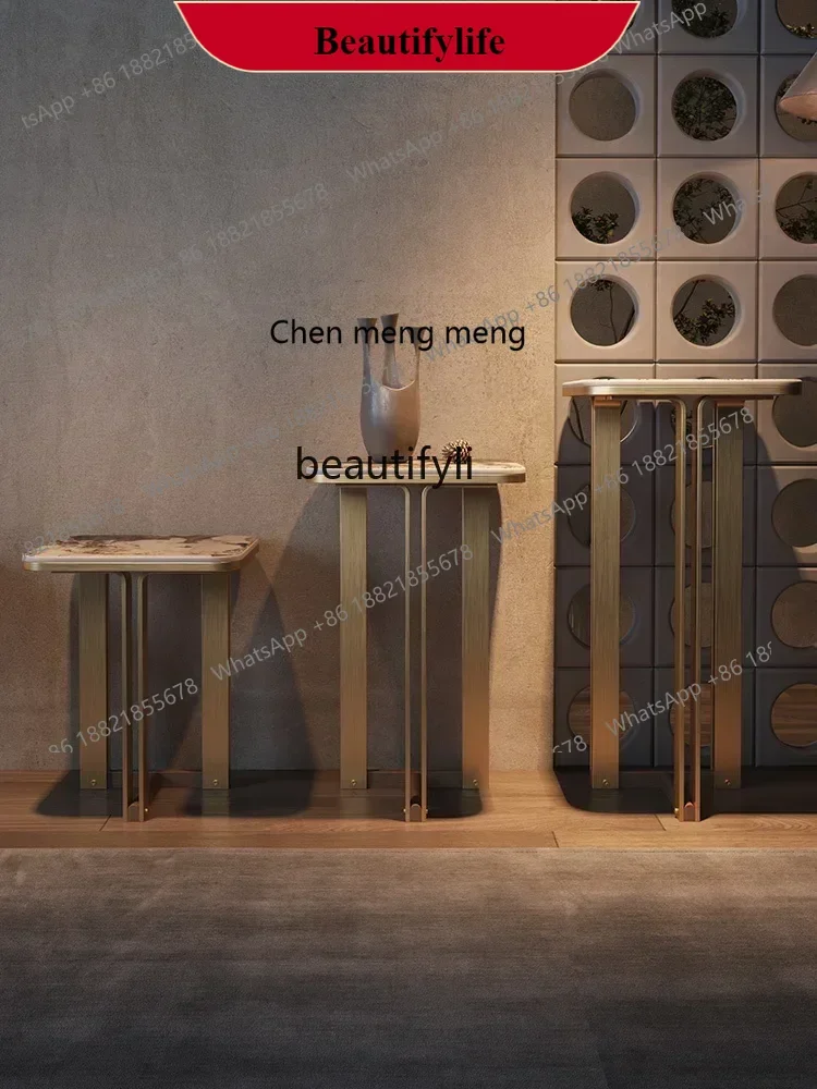 

G153 S Italian Style Light Luxury Flower Rack Living Room Floor Modern Minimalist Indoor Home Storage Rack Balcony