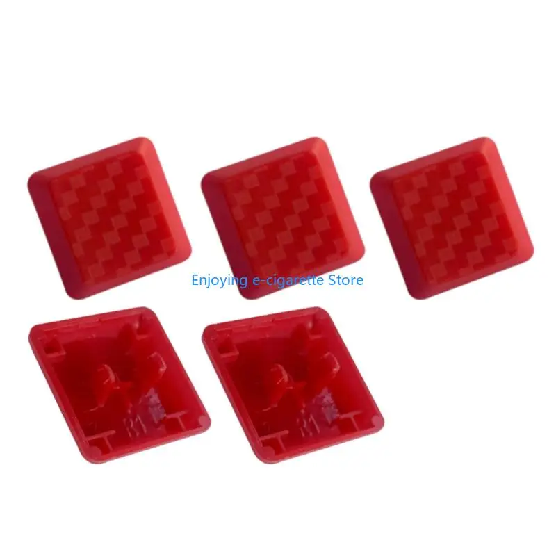 5Pcs Low Profile Carbon Fiber Texture Nonslip Keycap for G915/G813/G815/G913 TKL Keyboard keycaps Y4QF