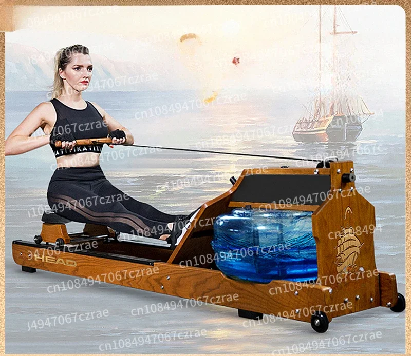 Intelligent Water Resistance Rowing Machine, Small Folding Home Commercial, Intelligent Gym Trainer WR658