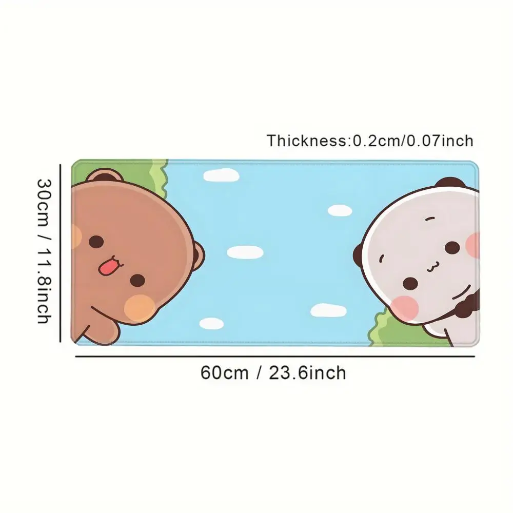 

Anime Mousepad Kawaii Bubu Dudu Laptop Office Extend Deskmat PC Gaming Accessories HD Print Cute Rubber Carpet Non-slip Keyboard