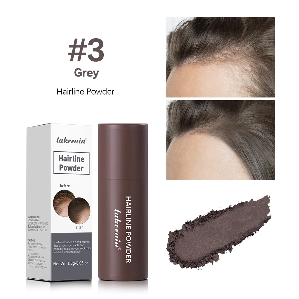 Waterdichte haarlijn- en wortelconcealerpen – Instant grijze dekking met Easy Blend Powder Stick voor normaal haar - afbeelding 1