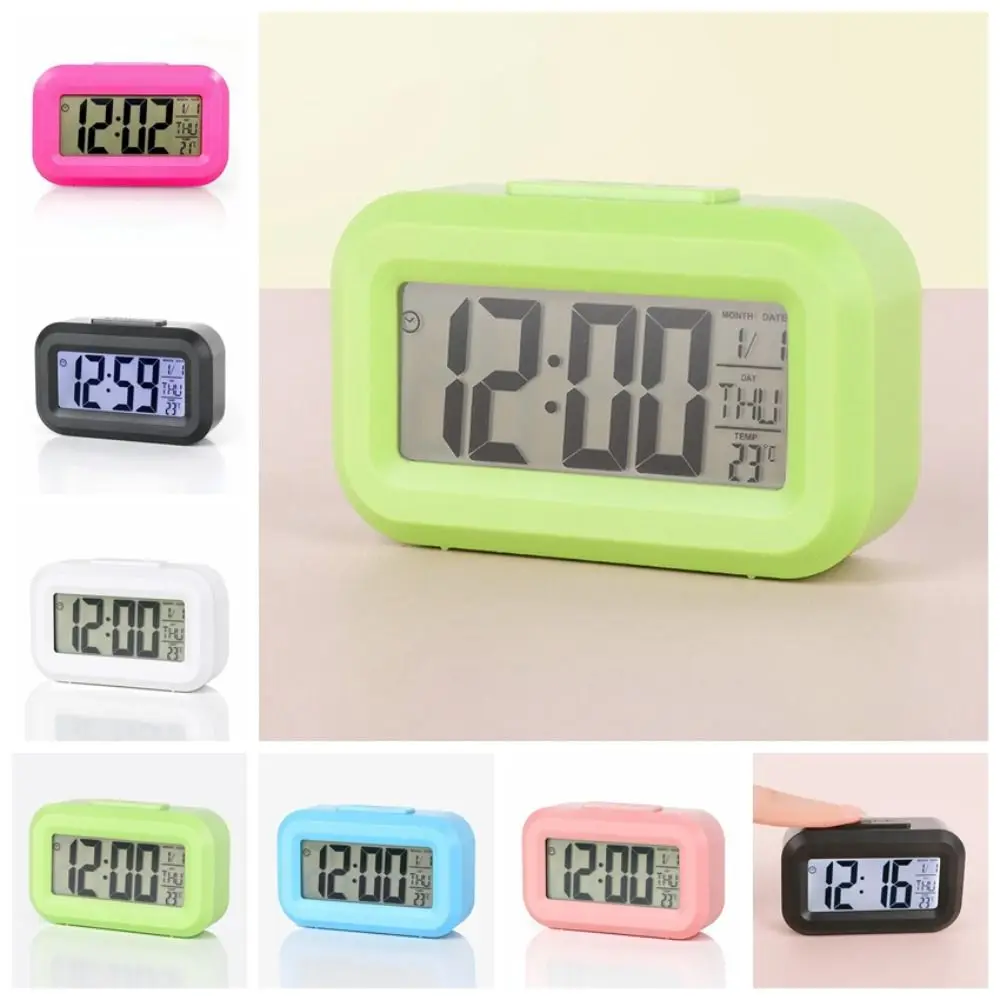 

Creative Plastic Digital Alarm Clock Digital Display Portable LED Electronic Clock Silent Desk Clocks Bedroom