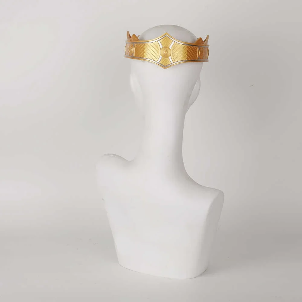 فيلم جديد التنين الأسرة راينيرا Targaryen تأثيري أغطية الرأس للجنسين عقال للرأس على شكل تاج التيجان الذهبية هالوين إكسسوارات الشعر الدعائم