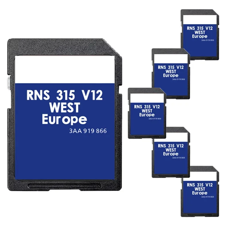 Latest RNS315 V12 West Europe Not for RNS310 2020/2021 100% Working AZ V12 Navigation SD Card