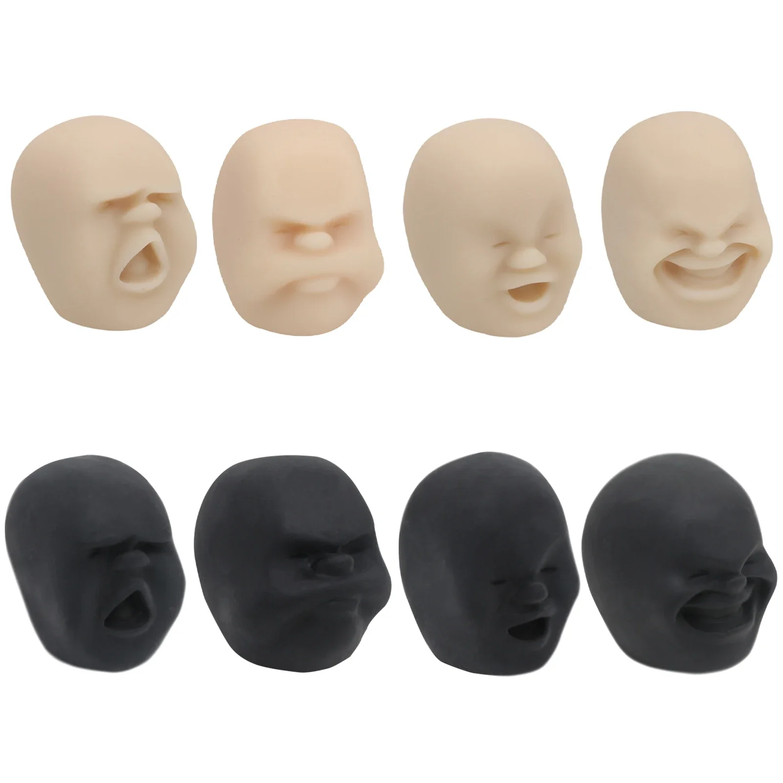 *Human Face Emotion Vent Ball Resin Relax Doll Fun Novelty Caomaru Antistress Ball Toy Adult Stress Relieve Novelty Toys Gifts ﻿