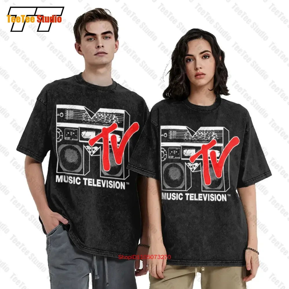 Boombox Logo Vintage Oversized T-Shirt DVZ3