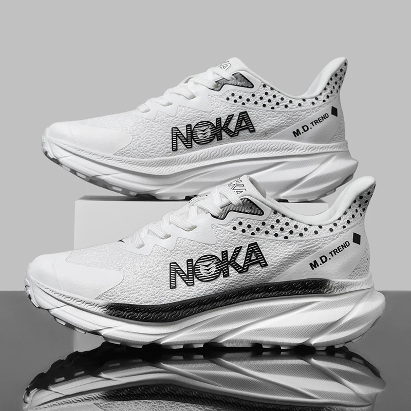 Noka One New Lightweight Mesh Thick-soled Men\'s Shoes Sports Shoes Fashionable Casual Running Shoes Trbottomy Shoes