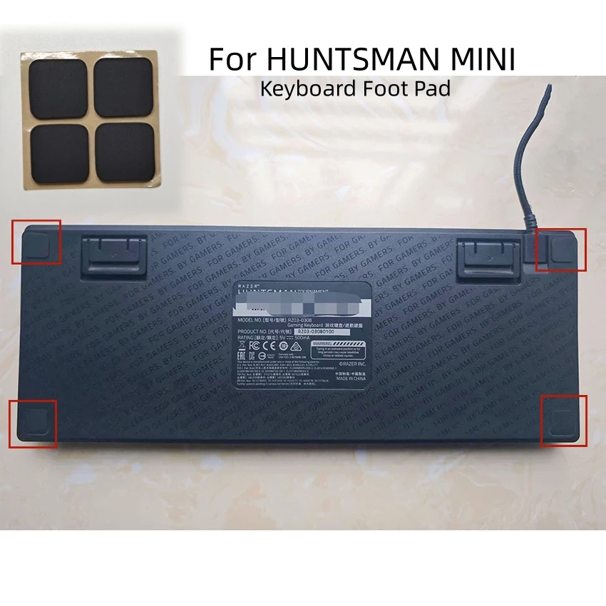

For HUNTSMAN MINI Keyboard Foot Pad Foot Stickers Replacement Accessories