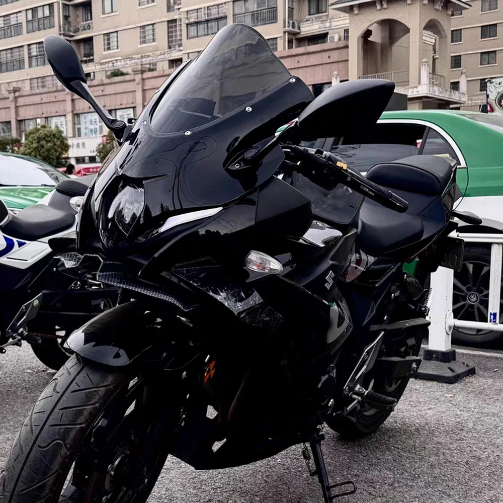 GSXR 250 Windscreen For Suzuki GSX-250R GSXR250 2017-2021 2022 2023 2024 GSX250R Windshield Front Upper Nose Fairing Deflector view 3