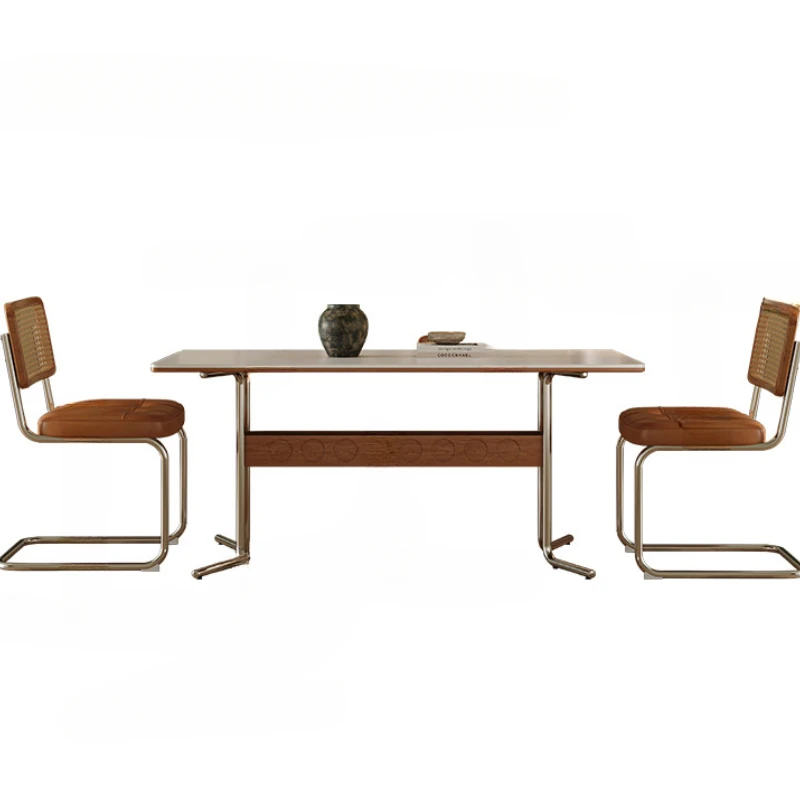 

-For Nordic Centerpiece Table Legs Design European Modern Italian Rectangular Tables White Luxury Mesa Comedor Home Furniture&