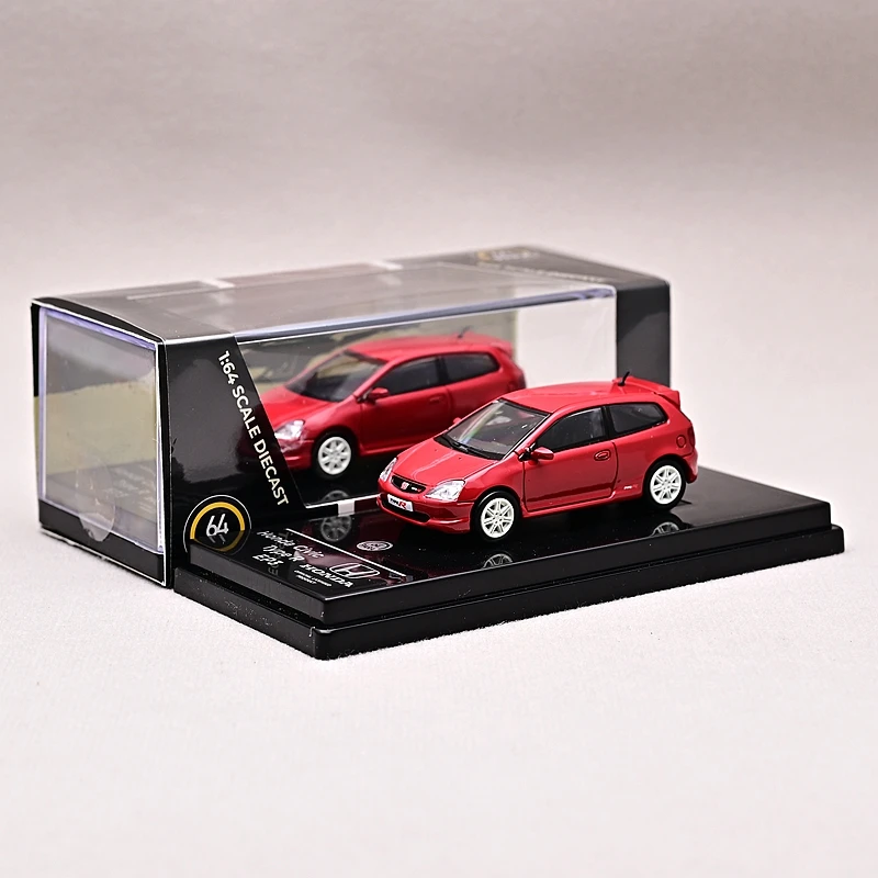 Para 1/64  Metal car model Static Honda Civic Type-R EP3