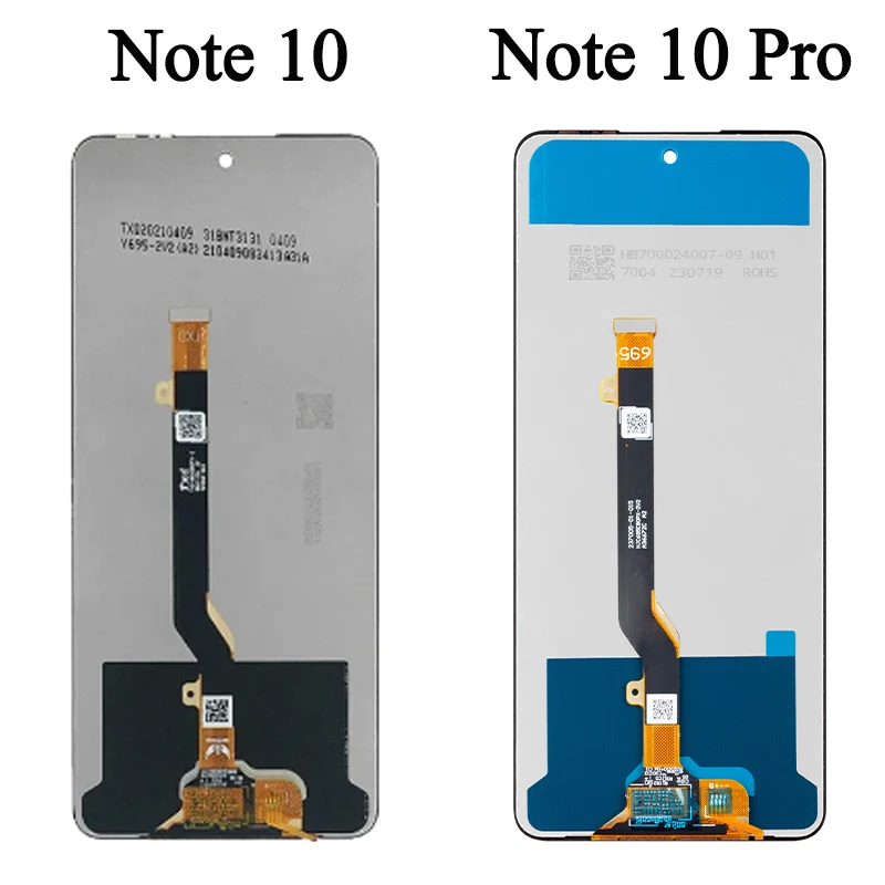 X693 X695 X695D 100% Tested Premium Lcd For Infinix Note 10 Display Touch Screen Digitizer Panel Assembly For Note 10 Pro Screen