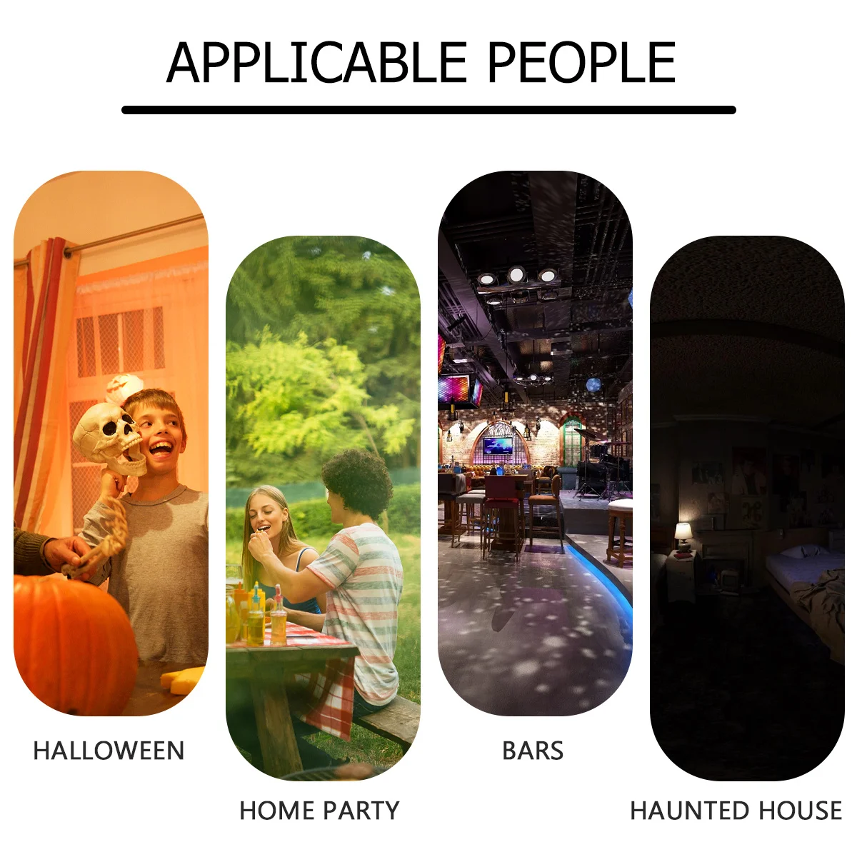 

1Pcs LED Tree Light Ghost Decor Night Lamp Halloween Decorative Lamp for Indoor Outdoor Party Home Table Bedroom Living Room