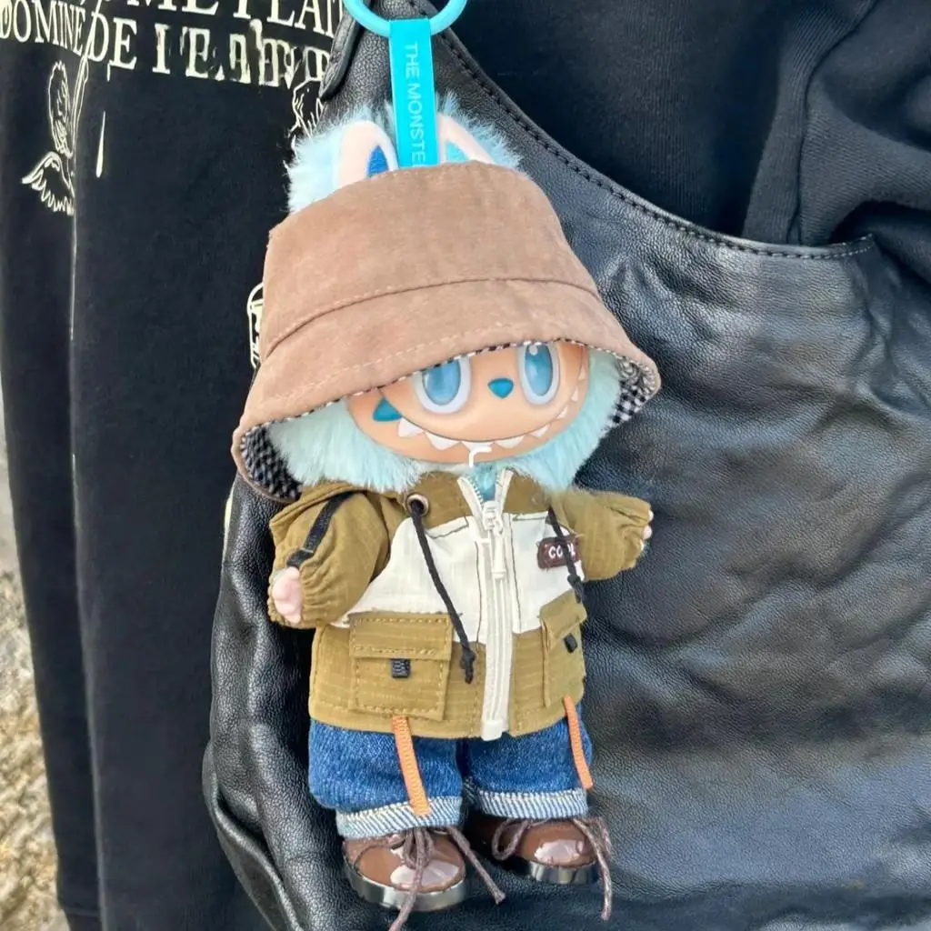 

For labubu v1/v2/v3 Doll'S Clothes Outfit Accessories For Ropa Labubu Overalls Accessories Clothes Suit