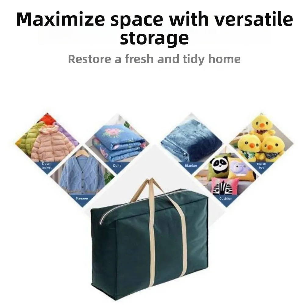 High Quality Extra Large Moving Luggage Bags 4 Sizes Black Laundry Shopping Bag Waterproof Home Storage Packing Tool