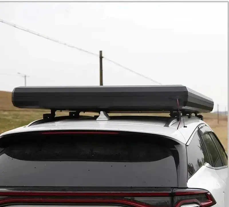 High Quality 2-4 People Aluminum Hard Shell Roof Top Tent One Touch Opening With Mattress Offroad Camping Fit For SUV Pickup