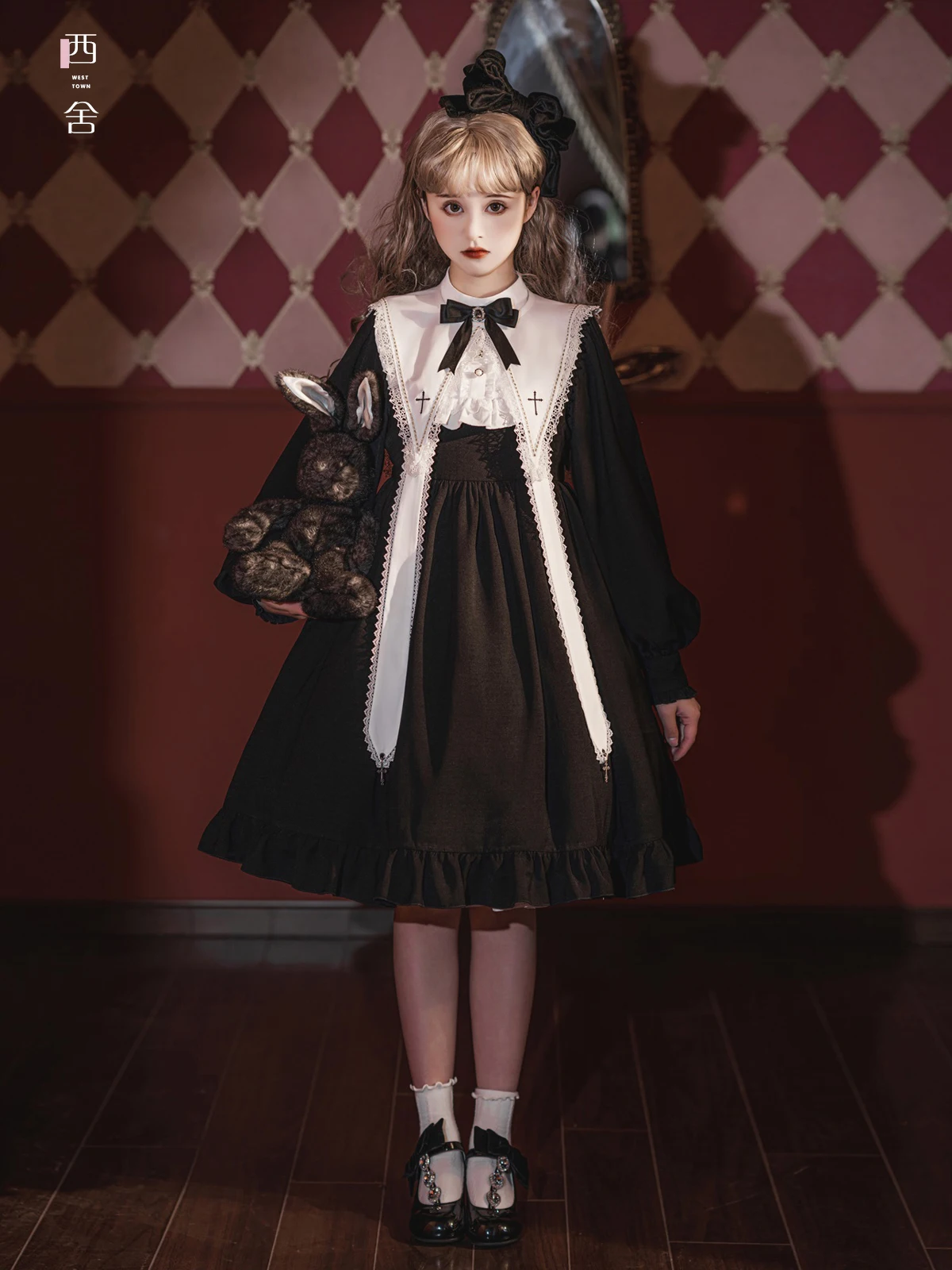 robe-lolita-longue-a-manches-longues-style-gothique-vintage-avec-motif-croix-saint-hymn-style-religieux-europeen-en-polyester-en-stock