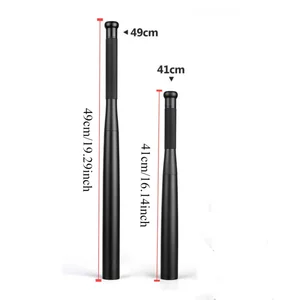 Auto defesa beisebol lanterna vara led bastão de beisebol liga alumínio tocha para emergência auto defesa anti motim equipamentos 6 principais vendas bengala para defesa - №2