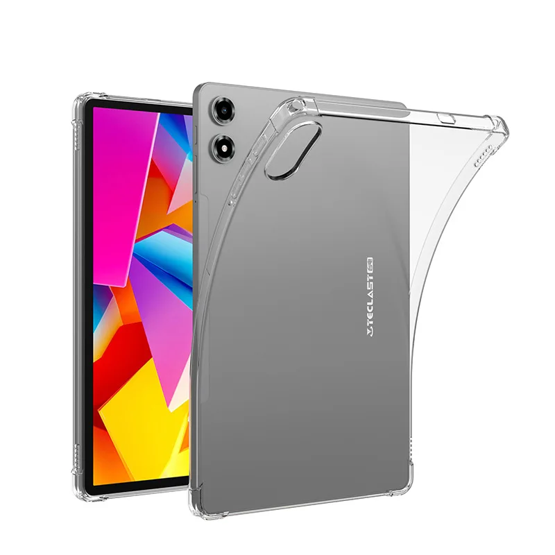 Shockproof Airbag TPU Case For Teclast T50 Plus 11 Inch Anti‑Drop Raised Camera Edge Clear Tablet Back Cover