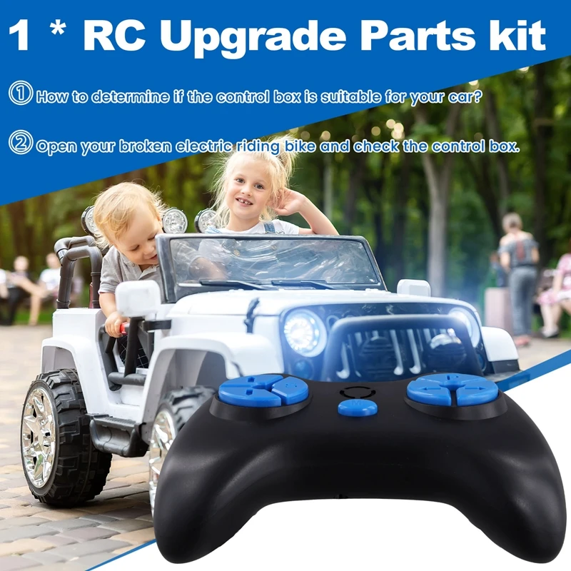 Children's Electric Vehicle FCC Bluetooth 2.4G Remote Control, Kid's Toy Car Remote Control