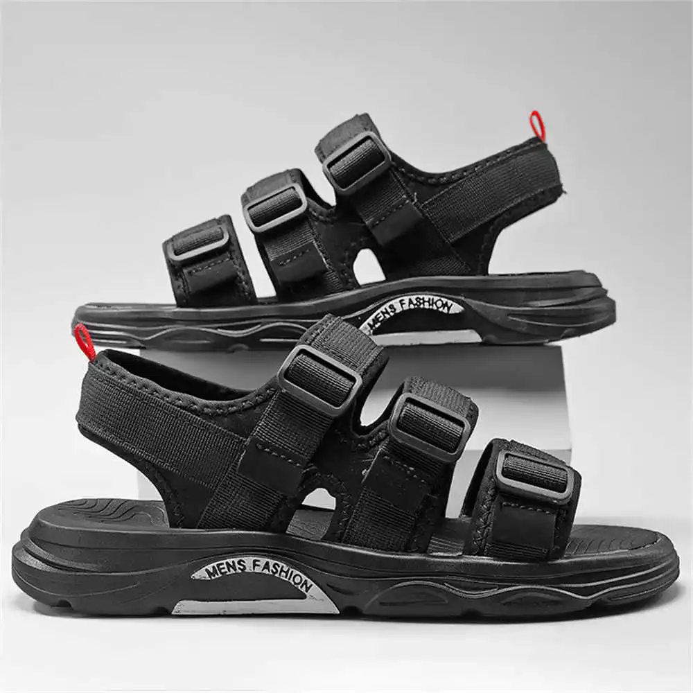 

Summer Black Men Sandal Bath Slippers Size 44 Water Shoes Sneakers Sports Losfers New Arrival Runing Cool Bity Different