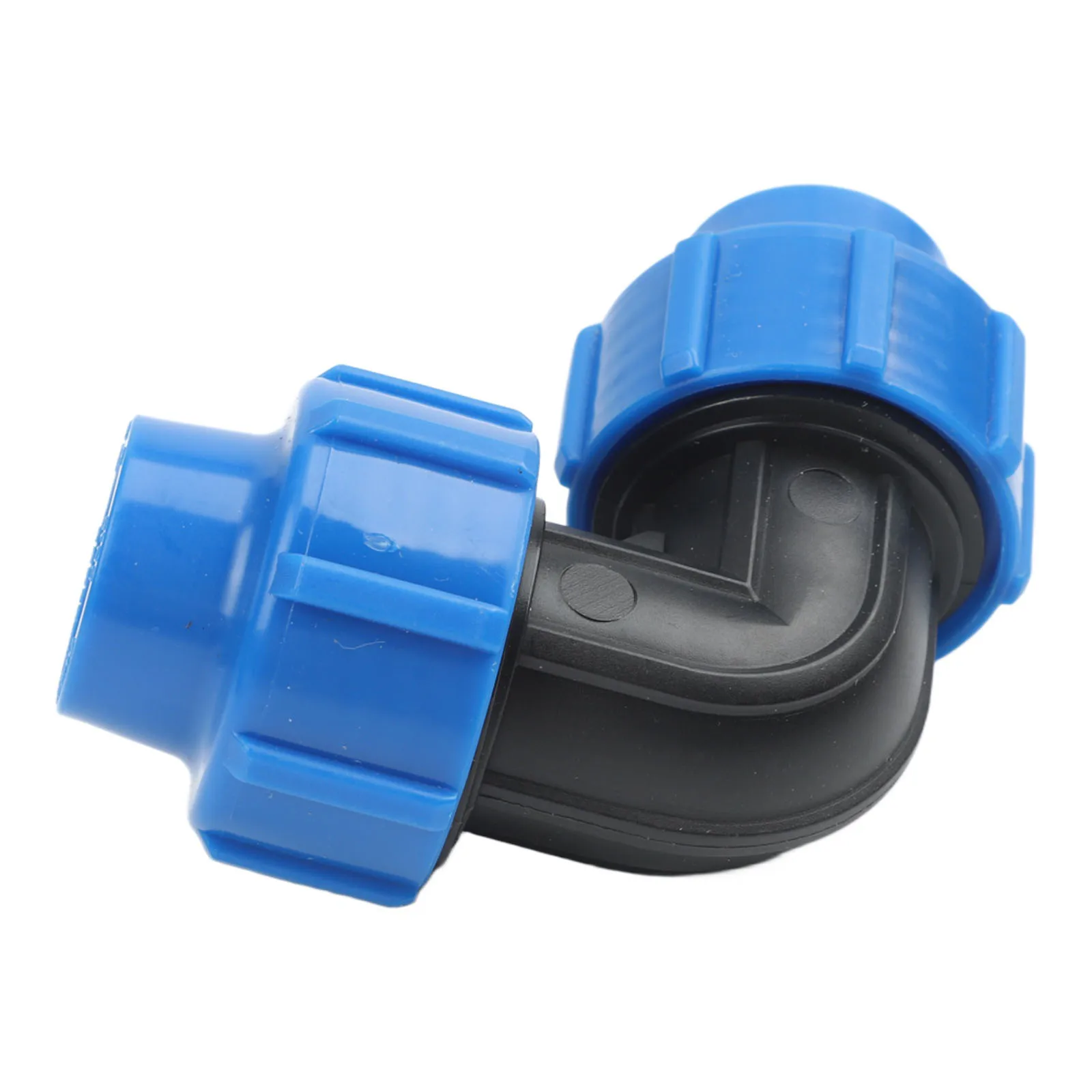 Blue With Black 90 PP Coupling Efficient Irrigation Pipe Joint Hose Connector Polypropylene Construction Leak-proof Seal