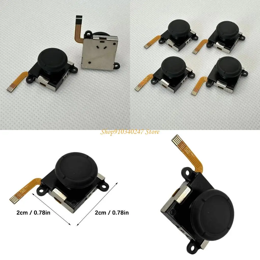 Q22A 2 Pack Replacement Analog Joystick for NS Handheld Game Console Controller Hall Effect Joystick