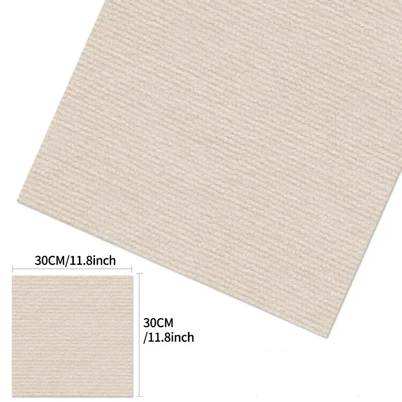 10 قطعة 30 سنتيمتر x 30 سنتيمتر الذاتي لاصق السجاد بلاط الأرضيات ملصق ساحة السجاد قشر وعصا حصيرة أرضيات ذاتية الصنع لغرفة النوم ديكور المنزل