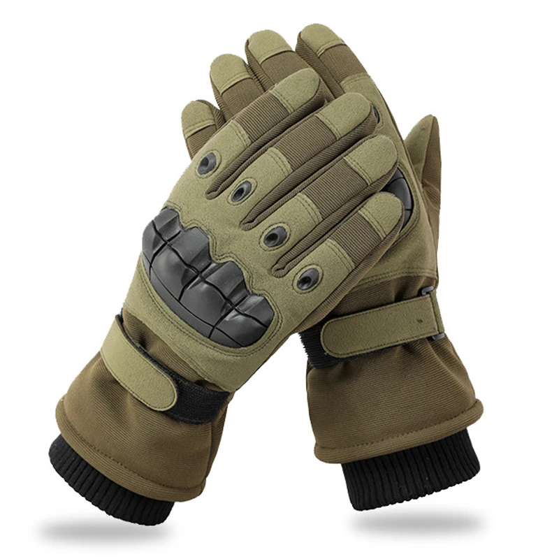 Winter Motorcycle Riders Gloves Outdoor Sports Warm Motocross Nonslip Fall Resistant Gloves Cycling Protection Tactical Glove