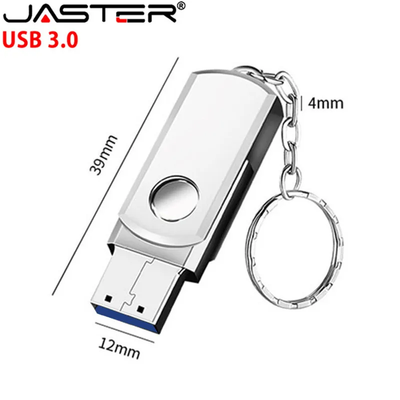 JASTER USB 3.0 Fashion hot selling creative metal Little fat man USB flash drive 4GB 128GB 16GB 32GB 64GB External Storage disk