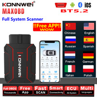 KONNWEI MAXOBD OBD2 Scanner Diagnostic Tool All System Car Scanner for iOS Android Engine ABS Alarm Fault Code Reader APP Free