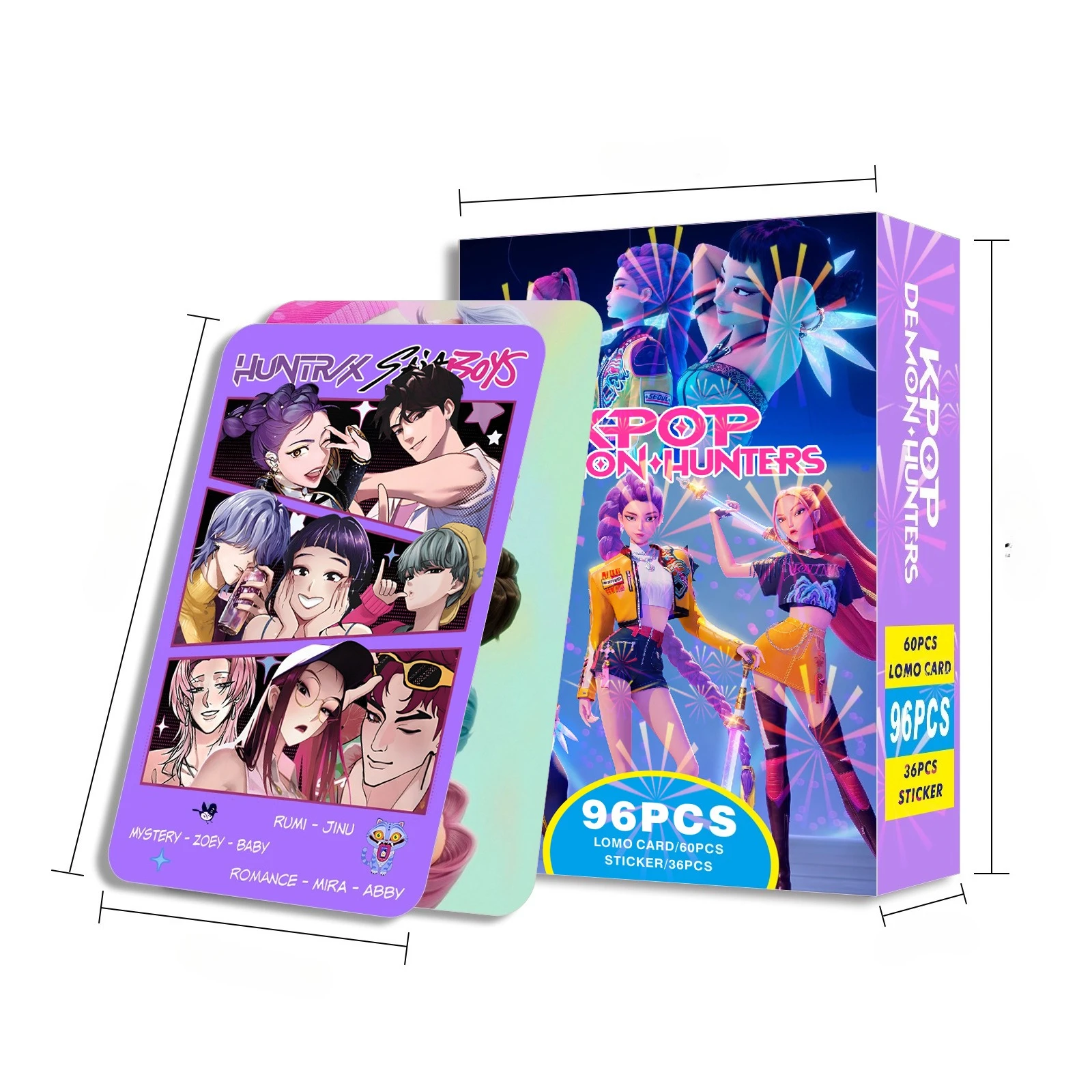 K-pop Devil Hunter, anime surrounding photos tarjetas de juego de fiesta para niños o colecciones de regalos de cumpleaños