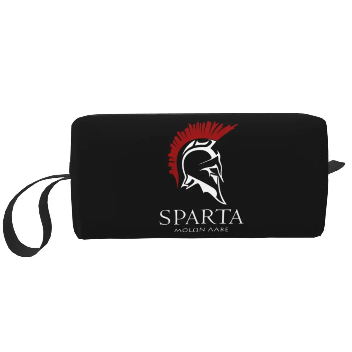 Spartan Molon Labe Sparta Warrior Cosmetic Bag Women Kawaii Big Capacity Makeup Case Beauty Storage Toiletry Bags