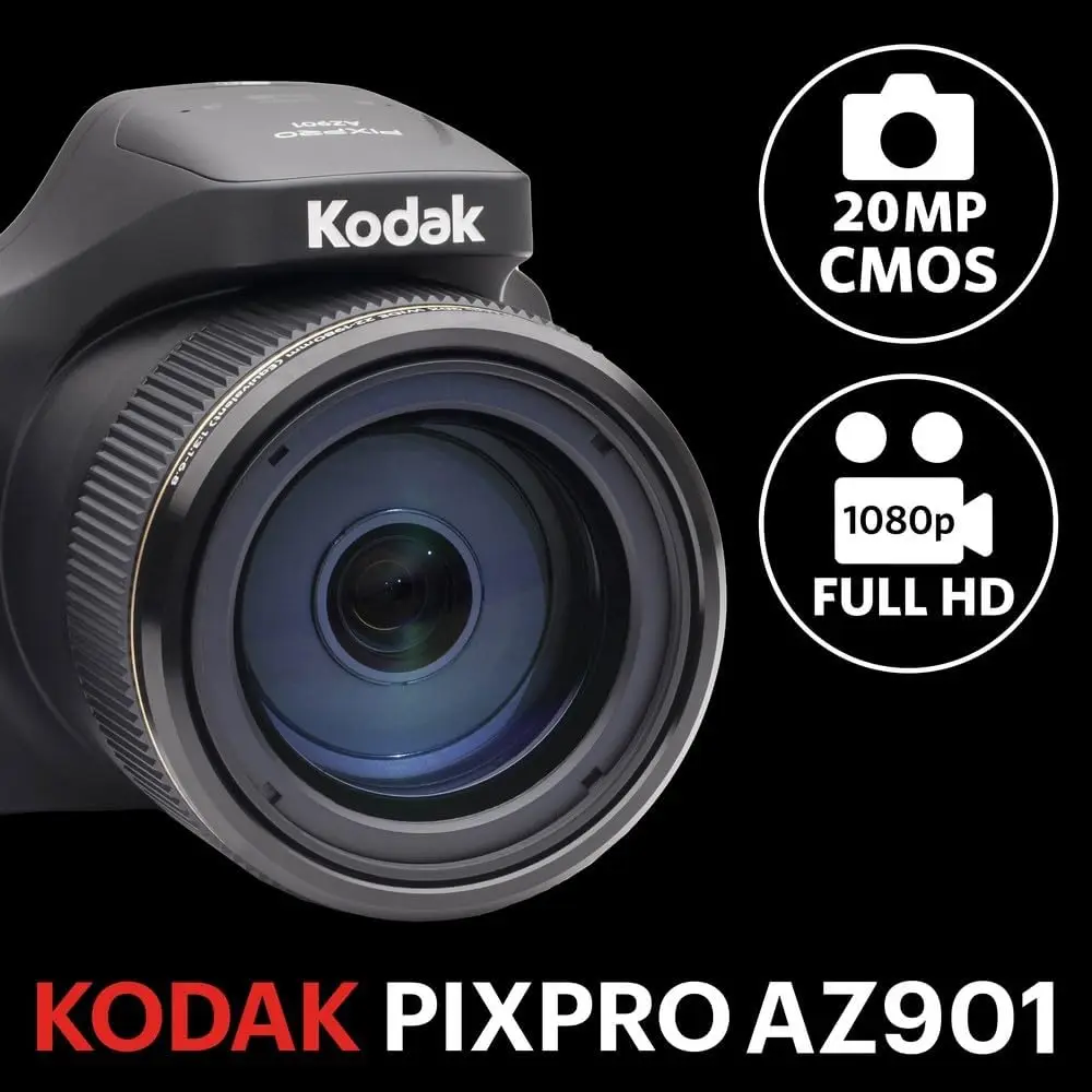 Kodak PIXPRO Astro Zoom AZ901 20MP Digital Camera with Photography