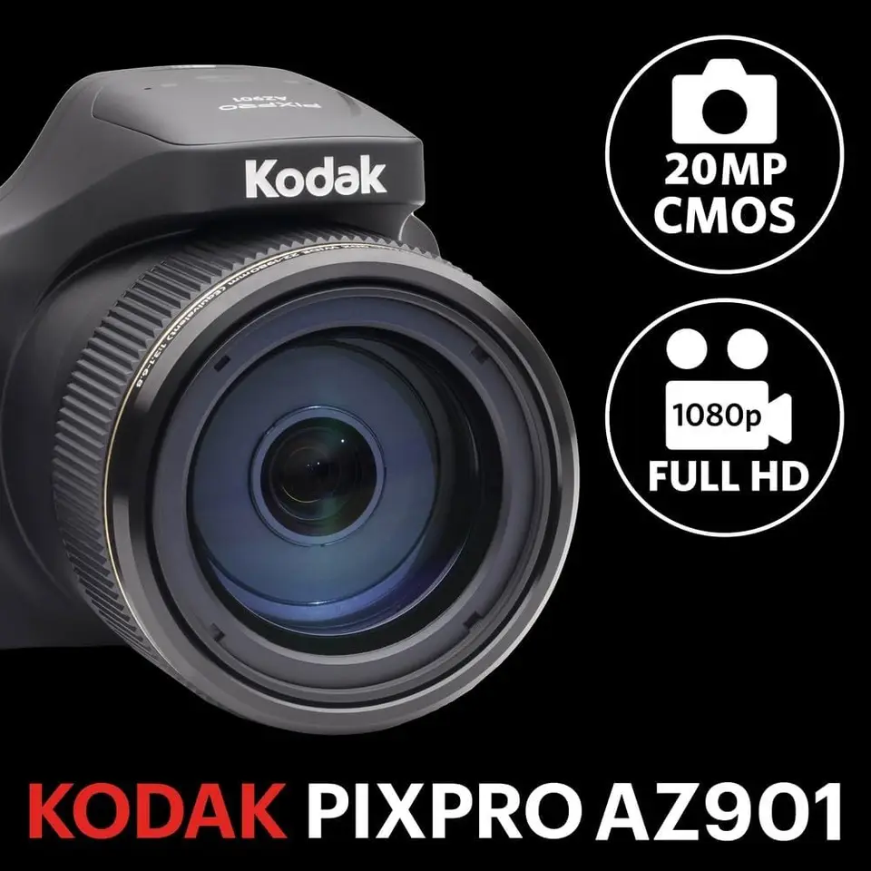 Kodak PIXPRO Astro Zoom AZ901 20MP Digital Camera with Photography