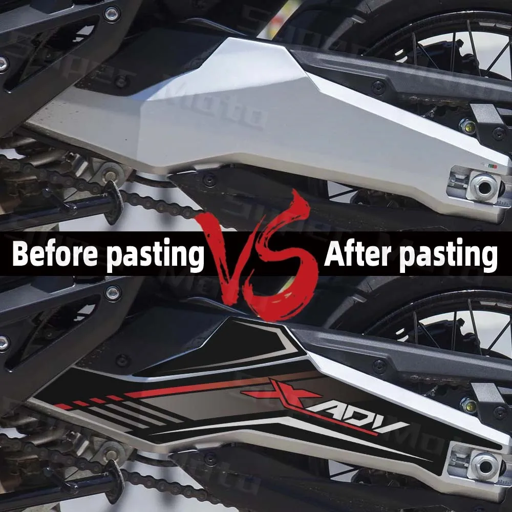 For X ADV 750 X-ADV 750 2017-2025 Motorcycle Swingarm Decal Waterproof Rotating Shaft Scooter Sticker Protect Accessori