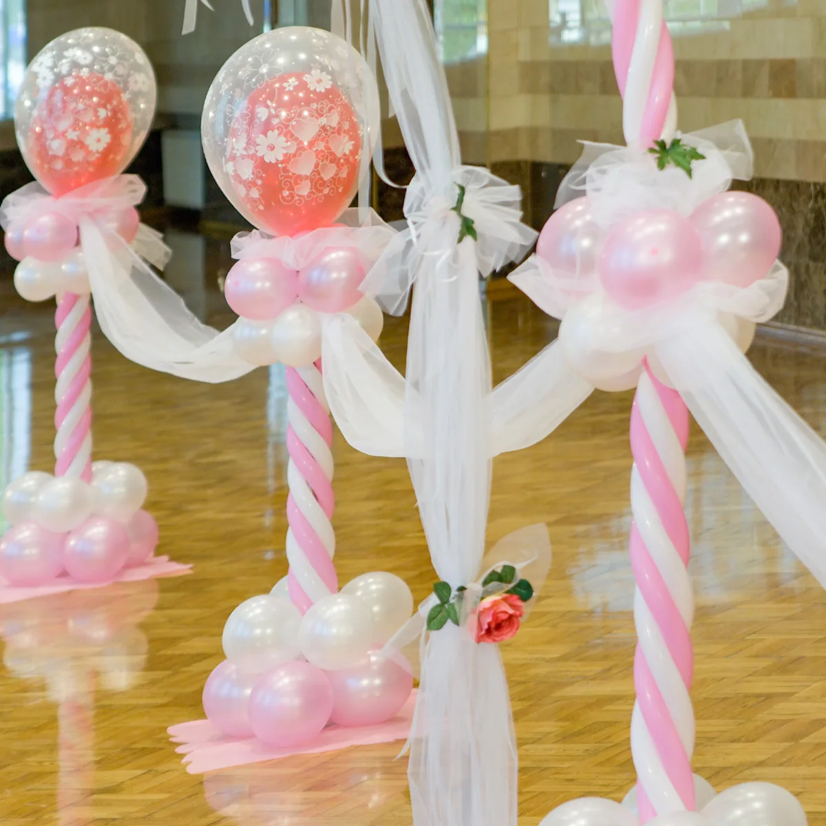 1/2set Adjustable Balloon Column Stand Kit Metal Ballon Holder Base Wedding Decoration Birthday Party Baby Shower Christmas