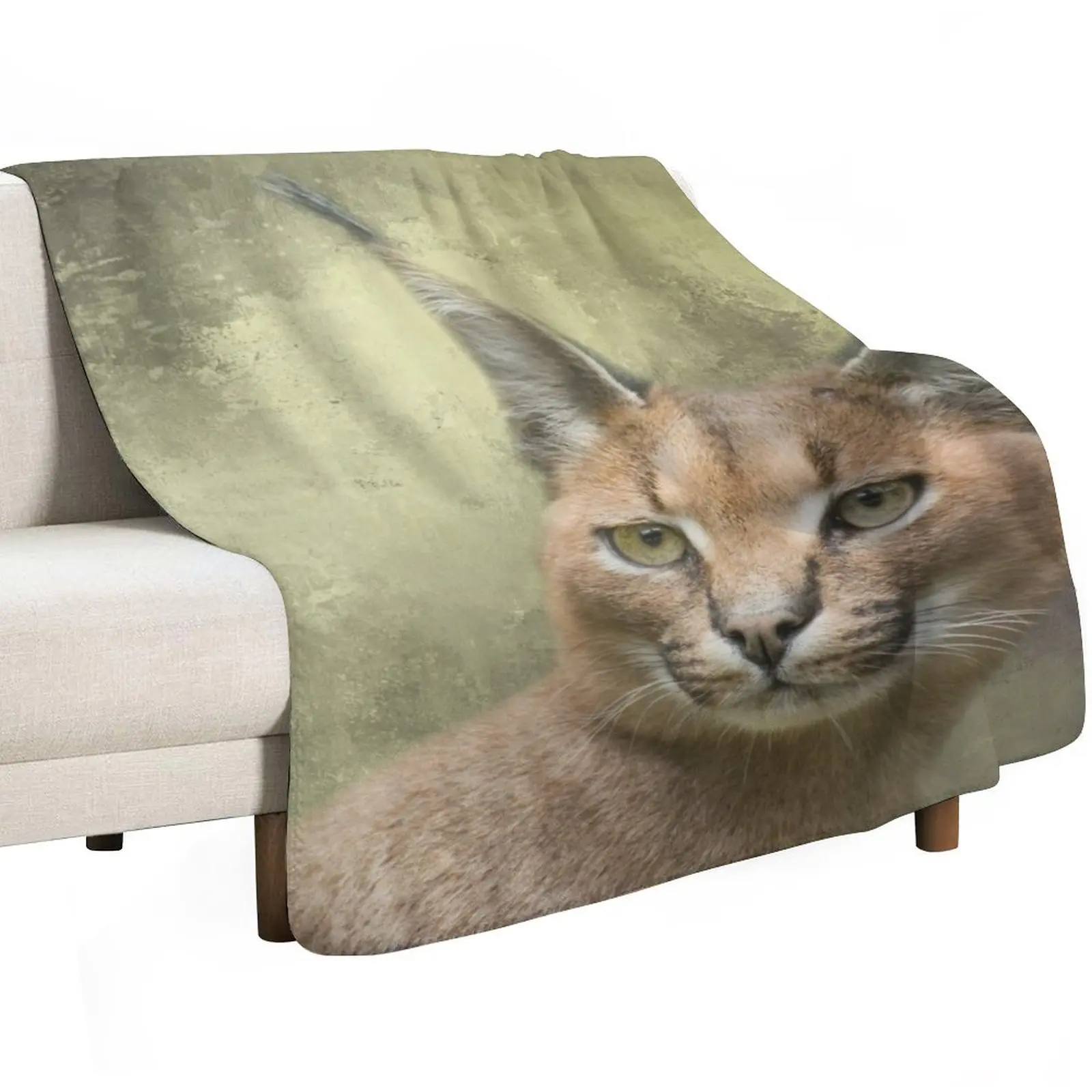 Caracal Cat Two Throw Blanket Long Lasting Soft Plush Blanket for Daily Use - view 2