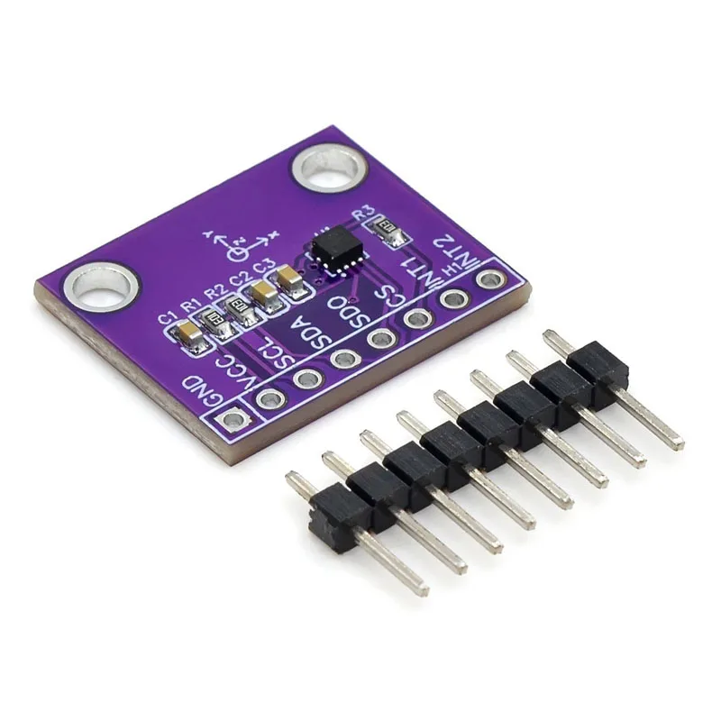 1/2-20/50Pcs MCU-LIS2DH12TR Triaxial Acceleration Module Sensor Development Board Replaces ADXL345