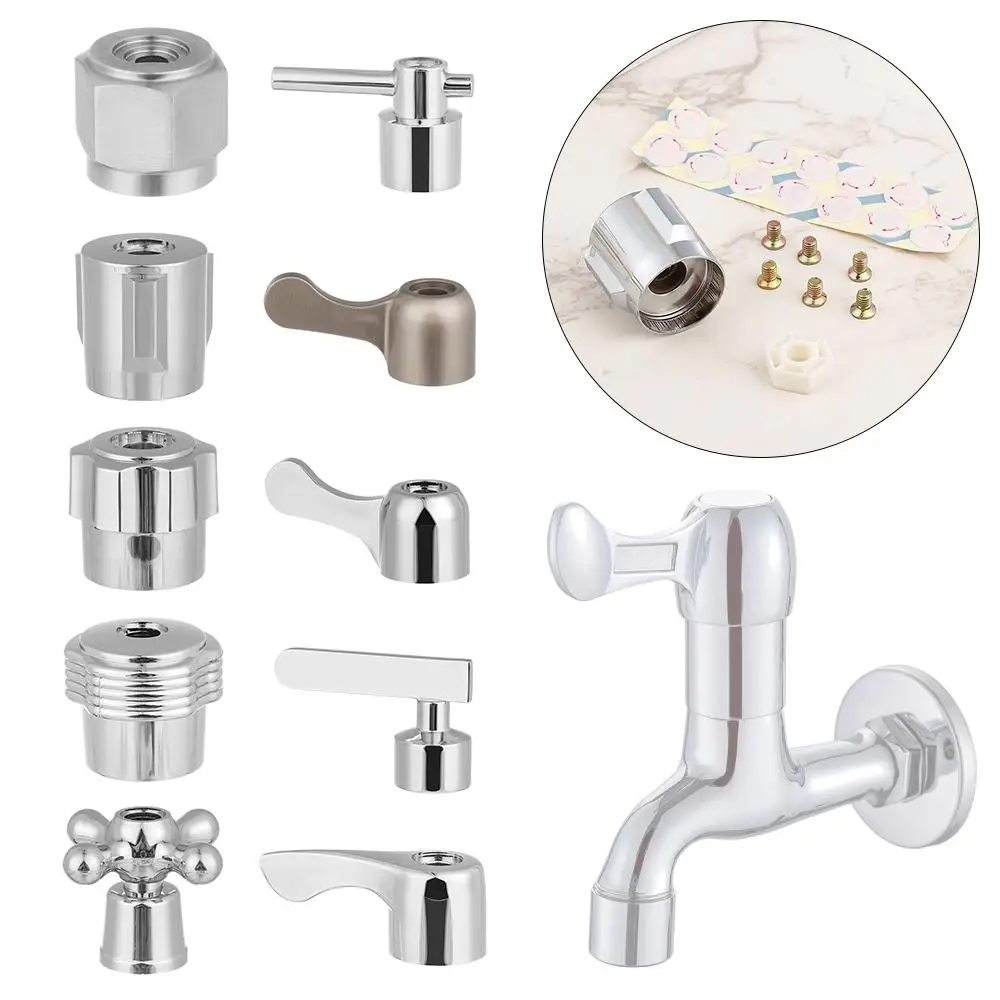 Universal Triangle Valve Faucet Handle Small Spout Quick Open Valve Dish Basin Handle Core Handwheel Faucet Switch Handle 2024