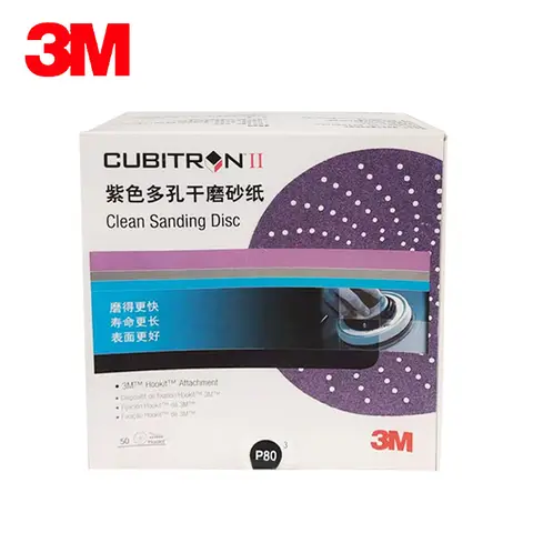 10 st 3M Autentiskt Original Purple Clean Whirlwind Torrt Slippapper P80/120/180/240/320/400/500 Billackering 8 best sales 3m sandpapper - №4