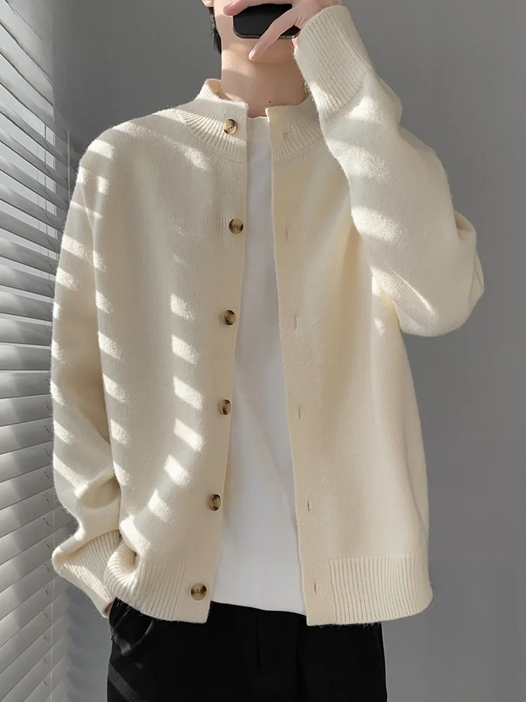 

PaulFrank Retro Lazy Sle Knitted Open Cardigan Men's Autumn New Loose Warm Sweater Casual Faion Polyester Blend Fiber