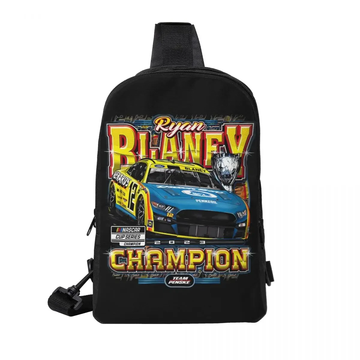 

Ryan Blaney 12 Crossbody Sling Backpack Shoulder Sling Chest Bag Adjustable Travel Hiking Daypack Outdoor for Women & Men