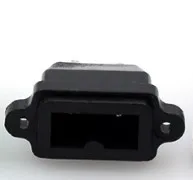 Small two-wire electric screwdriver plug 2-core power socket DC power plug connector 2 pins black small two-wire plug