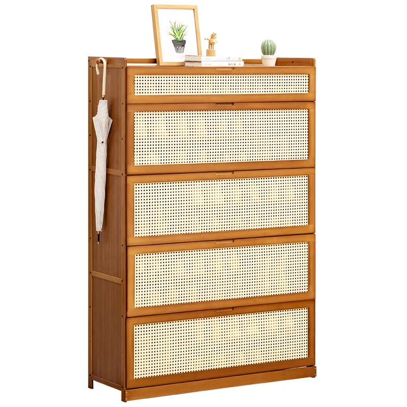 

Door shoe cabinet high vertical entry cabinet integrated door corridor with extremely narrow household shoe rack multi-layer wit