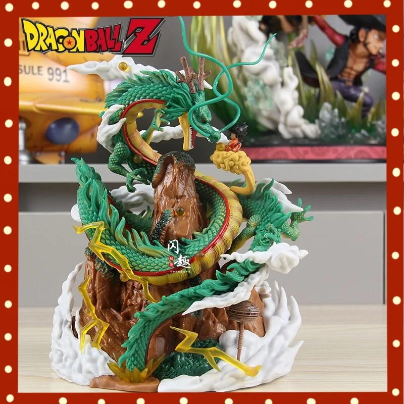 

Фигурка дракона жемчуга Z Shenron, аниме фигурка Гоку и Гора Shenron, 20 см, экшн-фигурка, модель куклы, искусственные игрушки