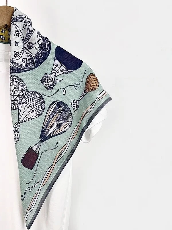 ファッショナブルなベルベットスカーフ暖かい多用途ボヘミアンスタイル冬春秋多機能小さな正方形スカーフ女性用