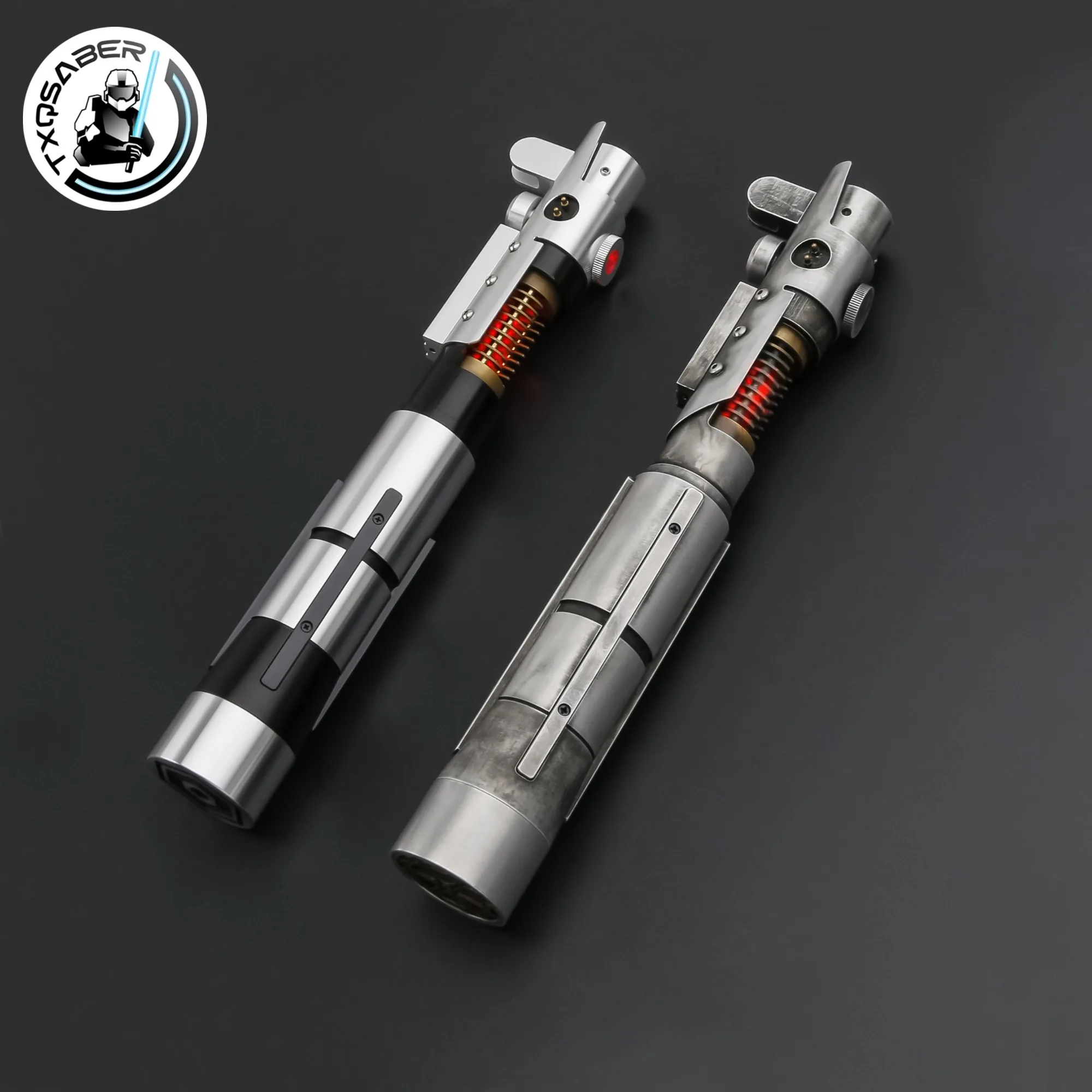 TXQ SK1 SNV4 Metal Hilt No Blade Combat Crystals Lightsaber Proffie Smooth Swing Blaster Metal Toys Cosplay Juguetes lightstick